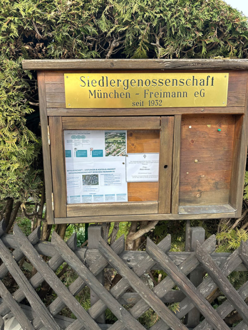 Aushang SG München Freimann