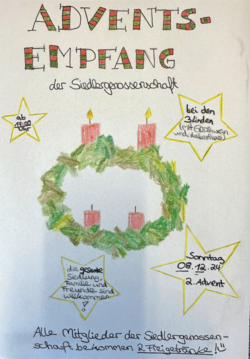 Herzliche Einladung zum Adventsempfang